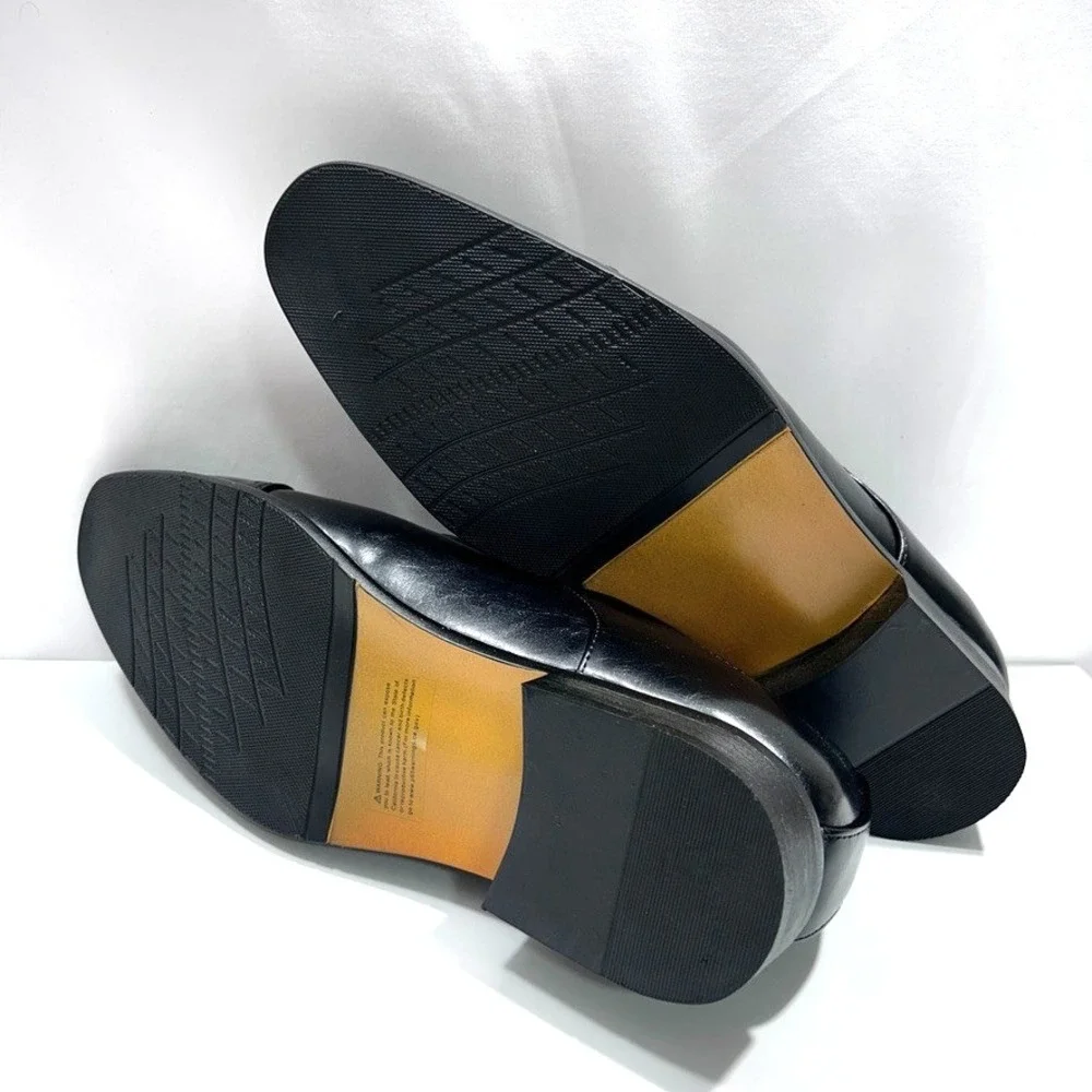 New York & Company  Damian Dress Traditional‎ Blamoral Oxford Men's Black US 9.5